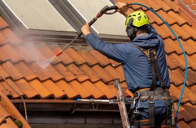 Démoussage et hydrofuge de toiture à Bouisse